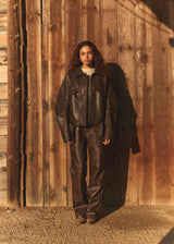 ARENA ROJA LEATHER JACKET