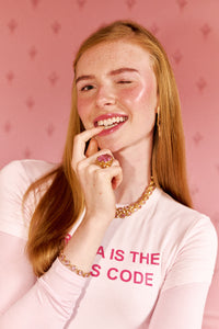 BRAT PINK BRACELET