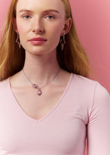 BOY TEARS NECKLACE IN SILVER