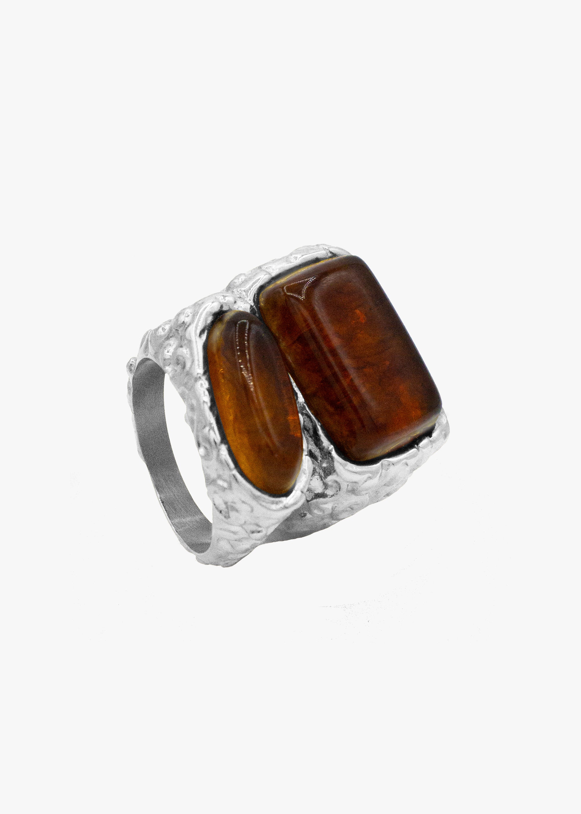 CARMEN DOUBLE RING PLATA