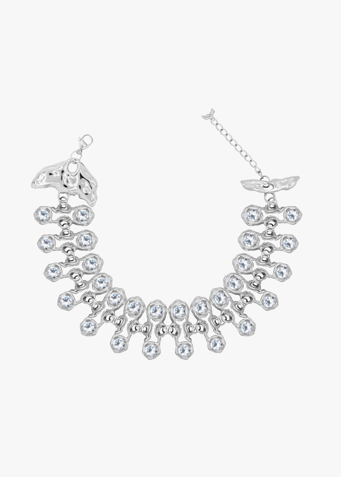 LA RASPA NECKLACE PLATA