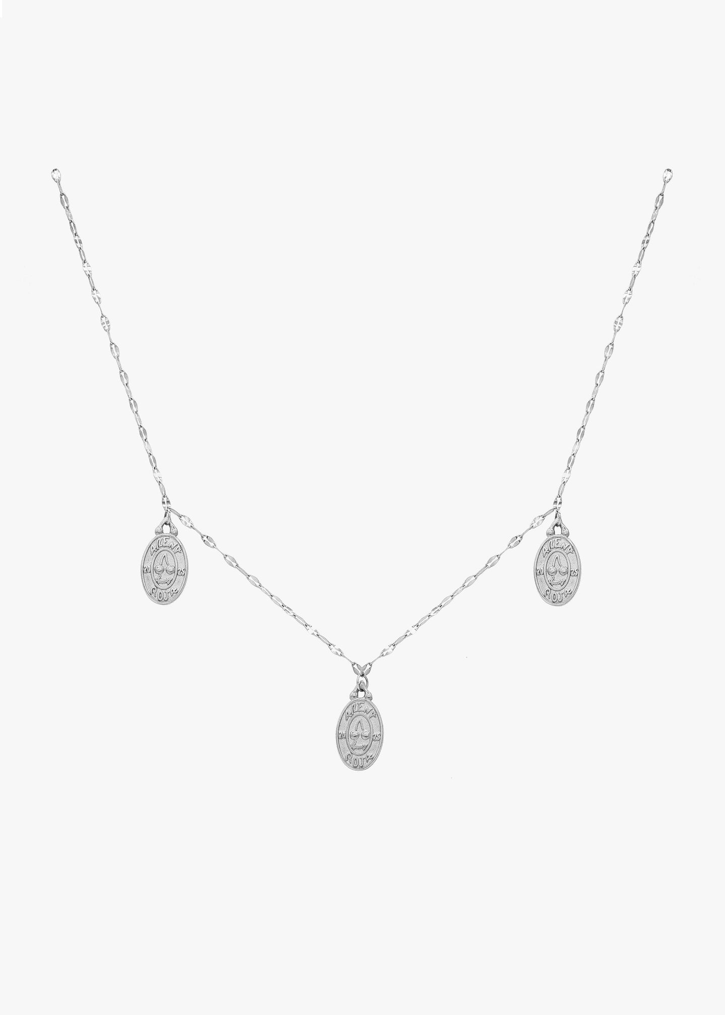 CHERRIES SILVER NECKLACE