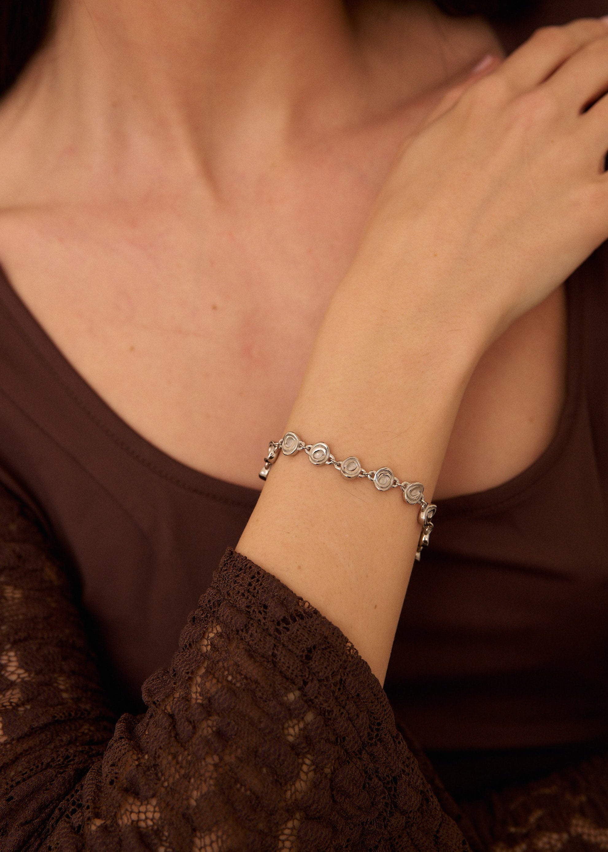 TORTELLINI SILVER BRACELET