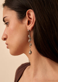 THE LEMON TREE SILVER EARRINGS