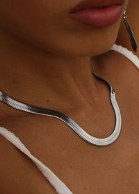 SALVIA SILVER NECKLACE