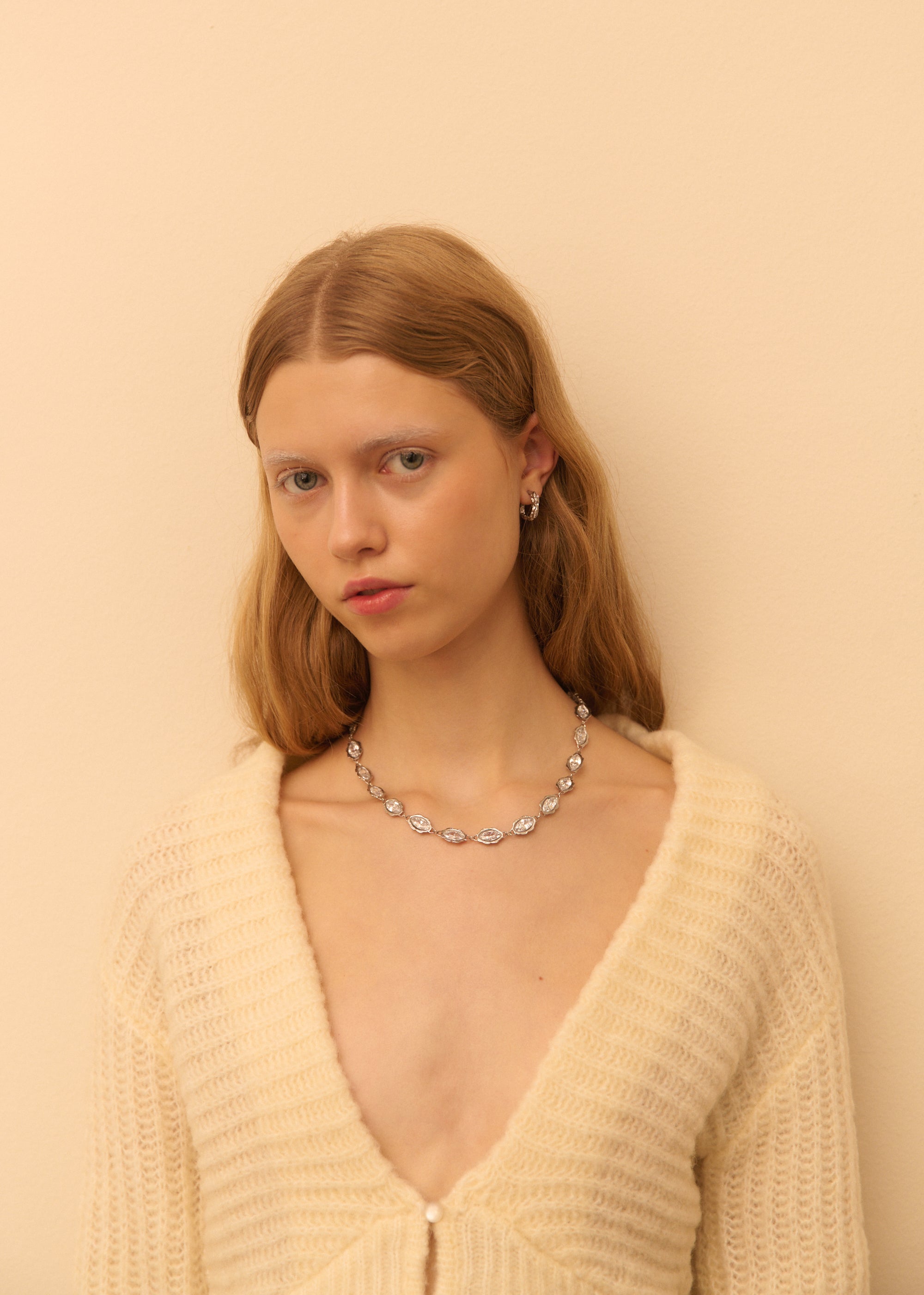 ICEBERG NECKLACE PLATA