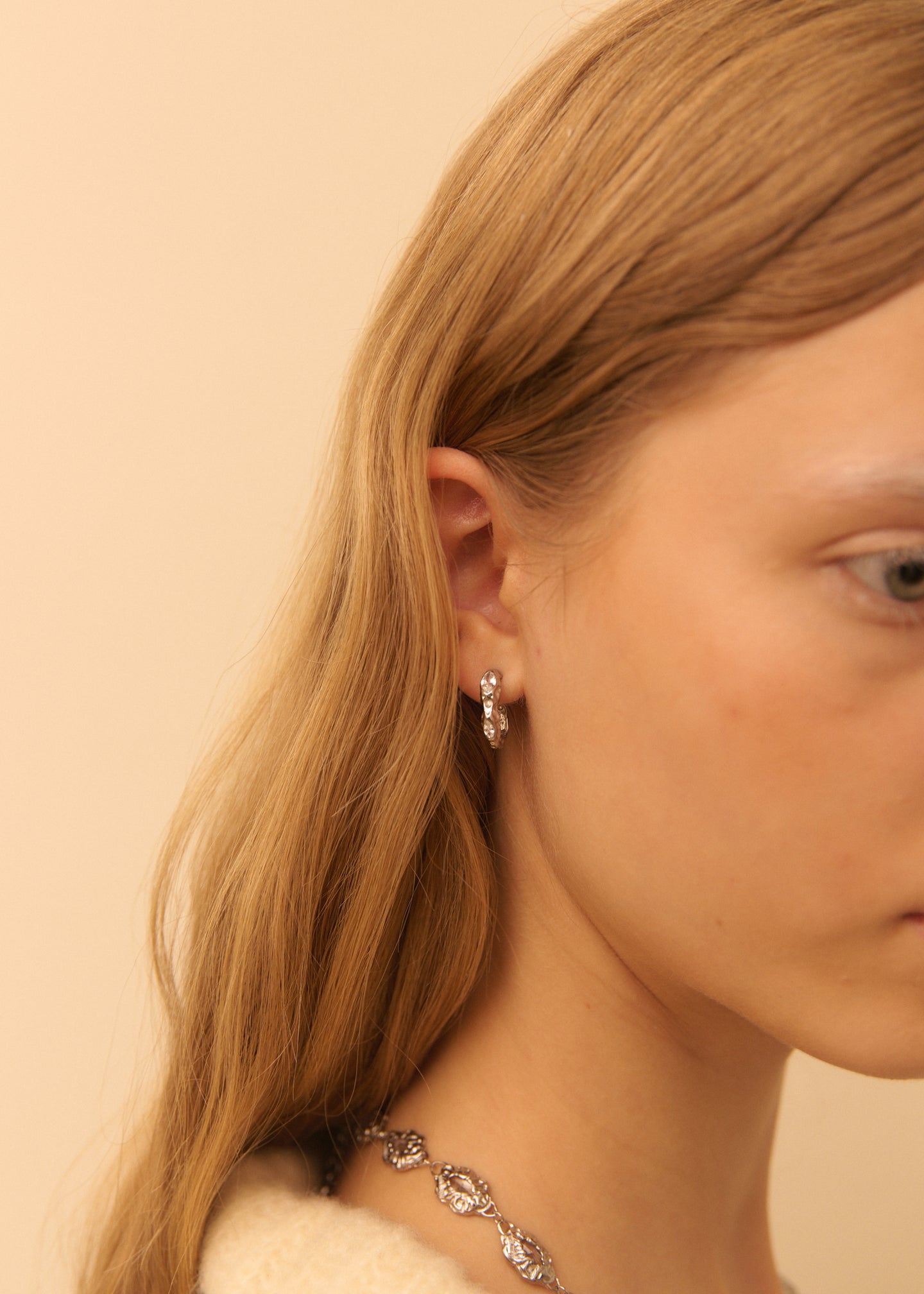 HELADA EARRINGS PLATA