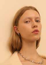 HELADA EARRINGS PLATA