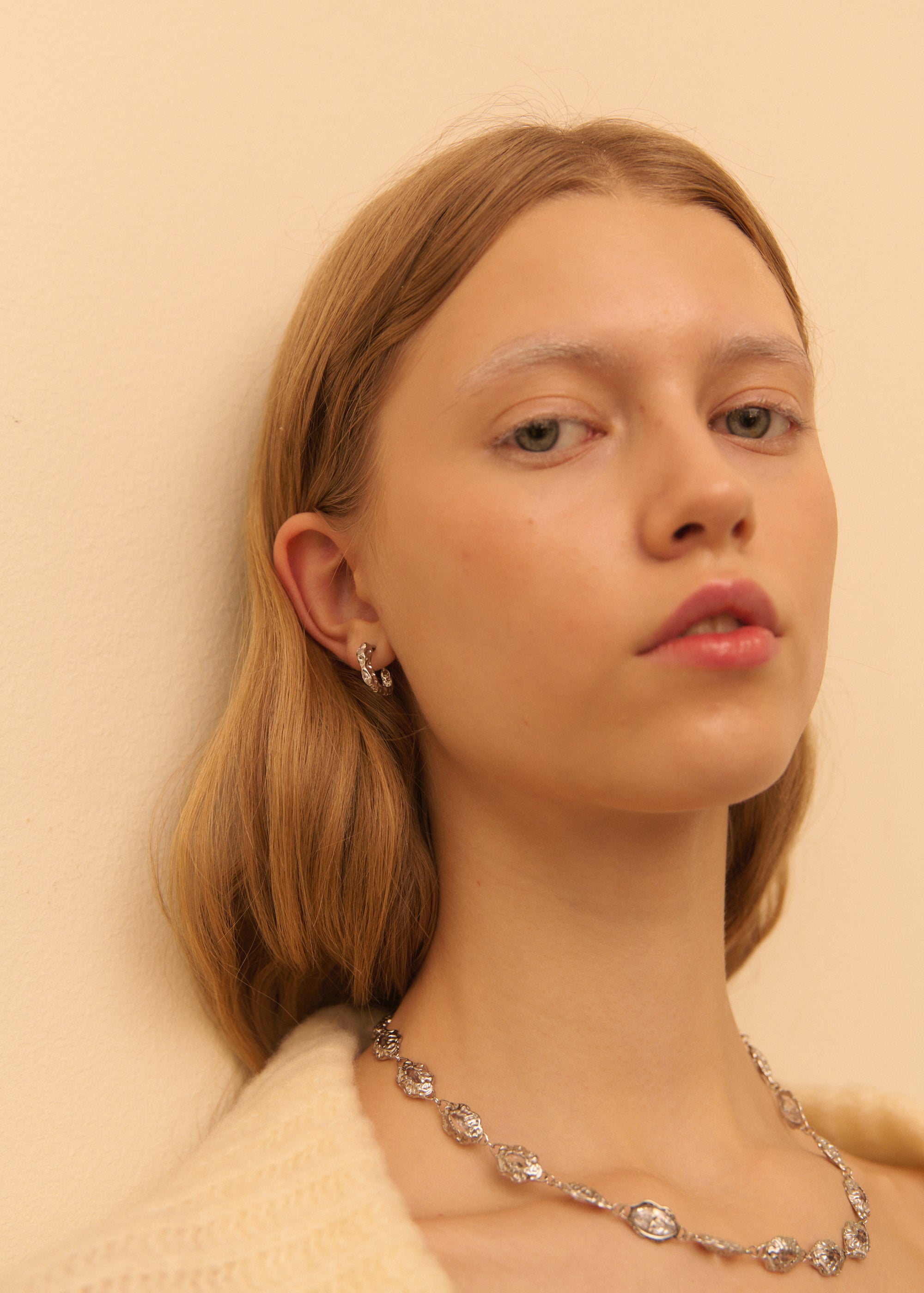 HELADA EARRINGS PLATA