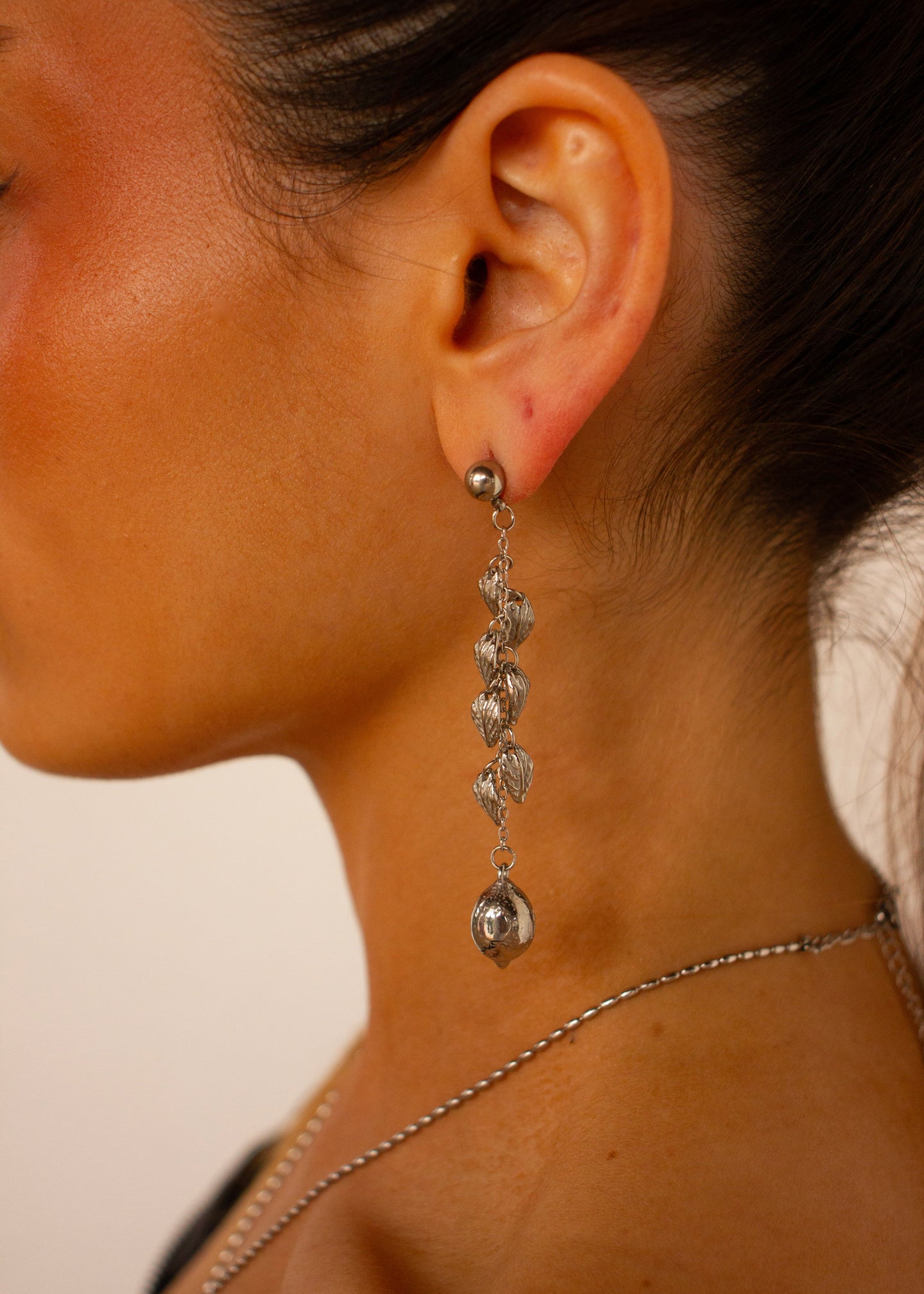 THE LEMON TREE SILVER EARRINGS