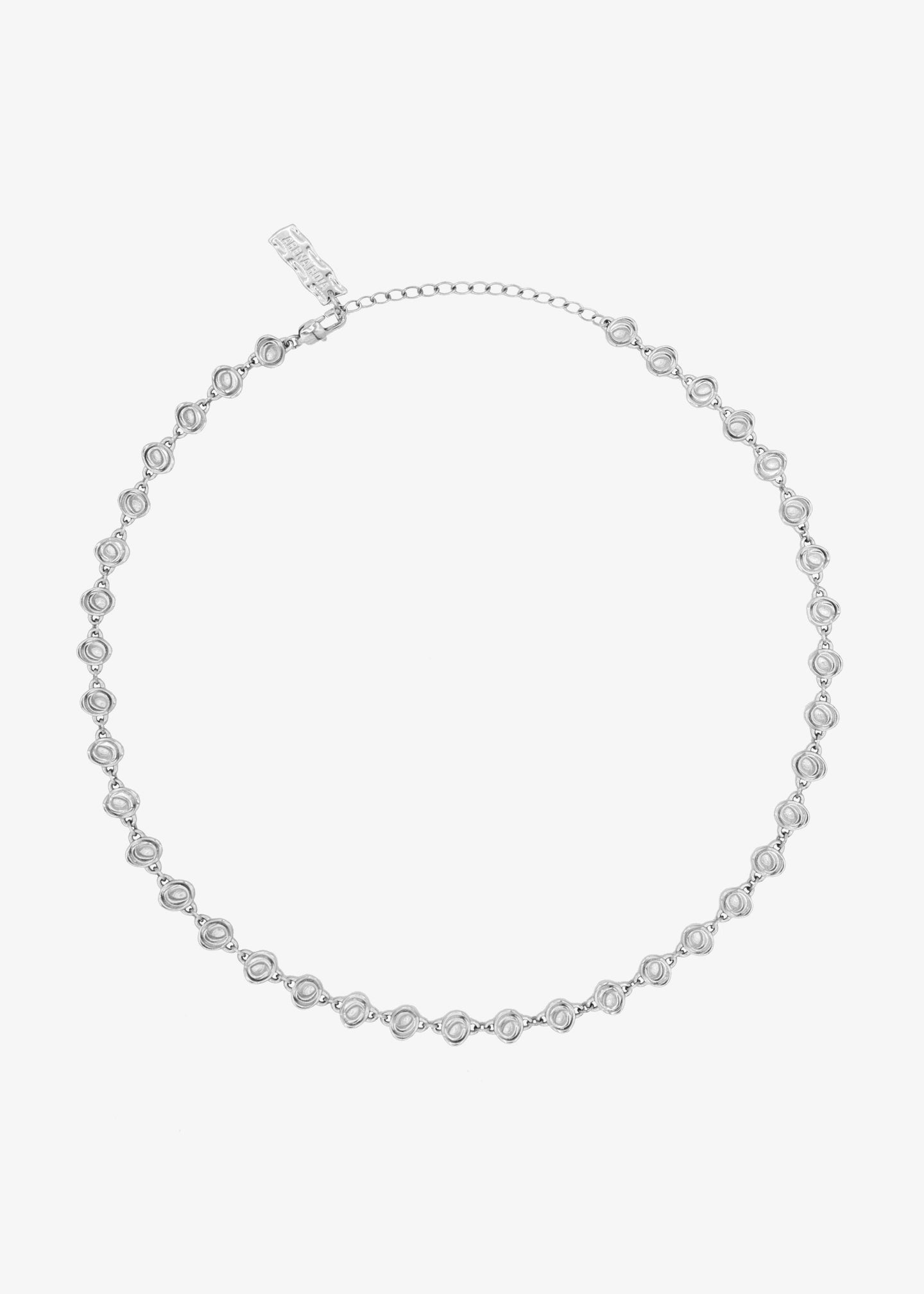TORTELLINI NECKLACE SILVER
