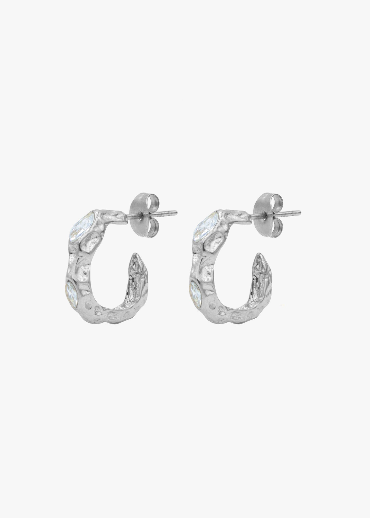 HELADA EARRINGS PLATA