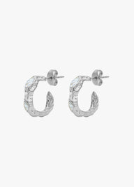 FROZEN SILVER EARRINGS