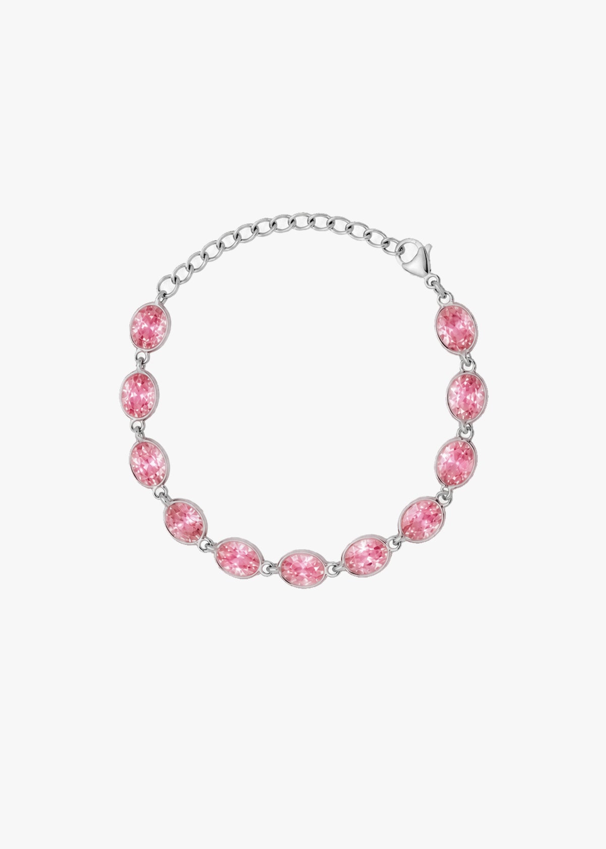 BRAT PINK BRACELET IN SILVER