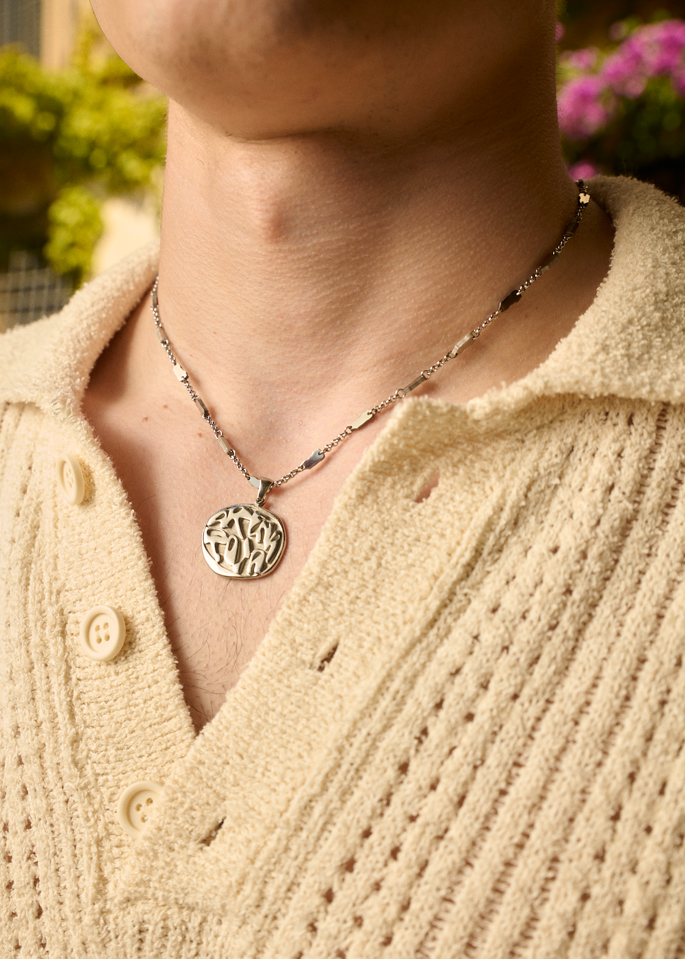 TWELVE SILVER NECKLACE