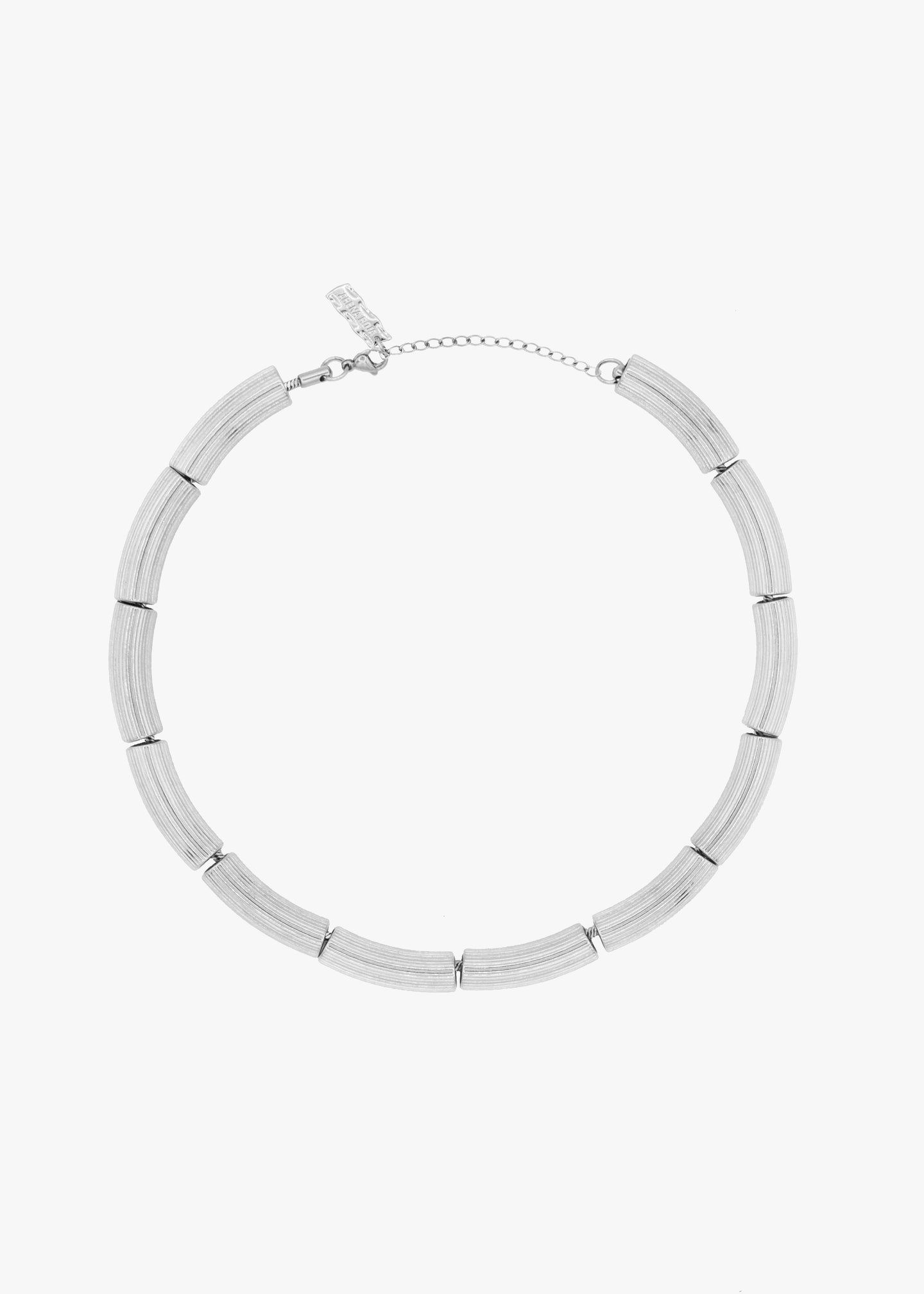 THE SILVER MACARONI NECKLACE