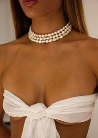 QUERCUS PEARL CHOKER