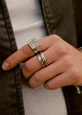 THE FRONTIER RING SILVER