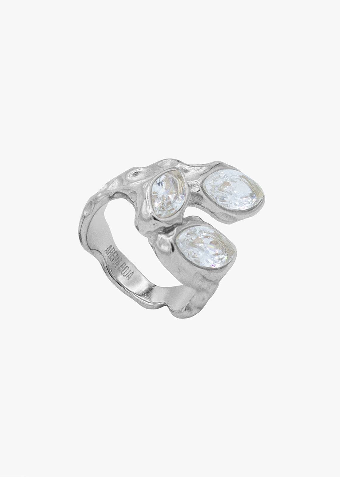 TEARS SILVER RING