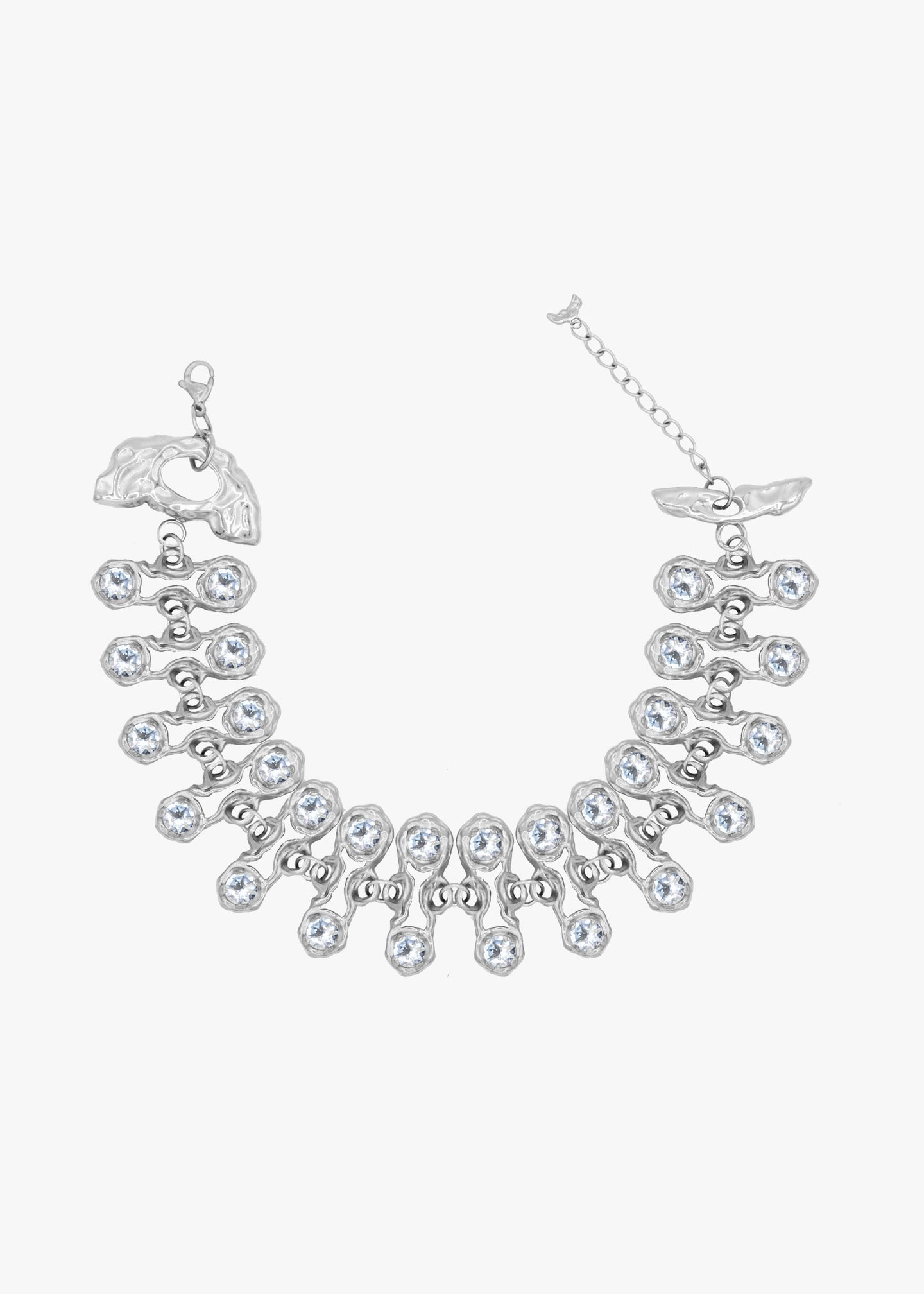 LA RASPA NECKLACE PLATA