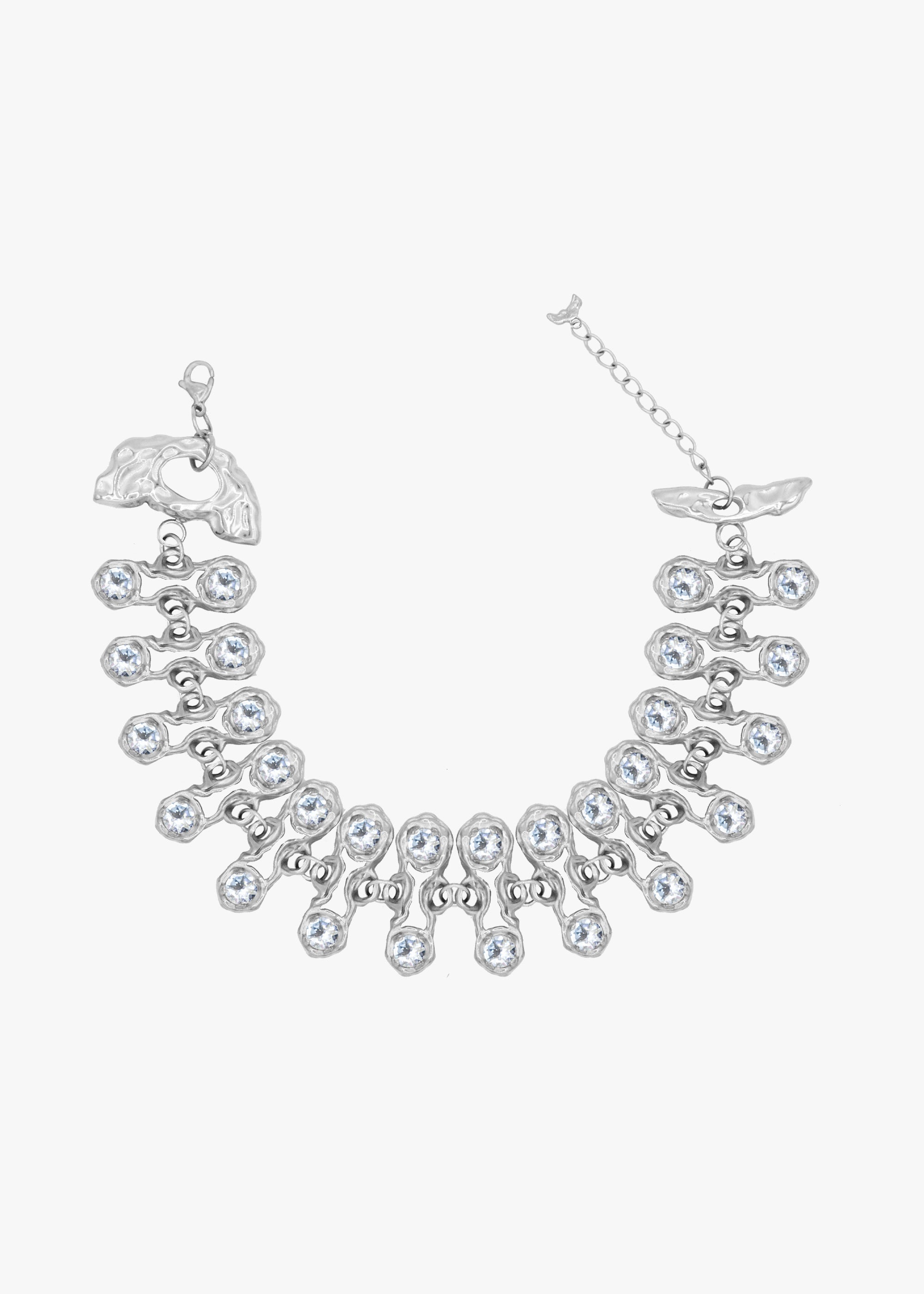 LA RASPA NECKLACE PLATA