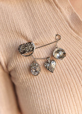 PETRA BROOCH PLATA