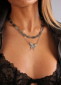 KA'U SILVER NECKLACE