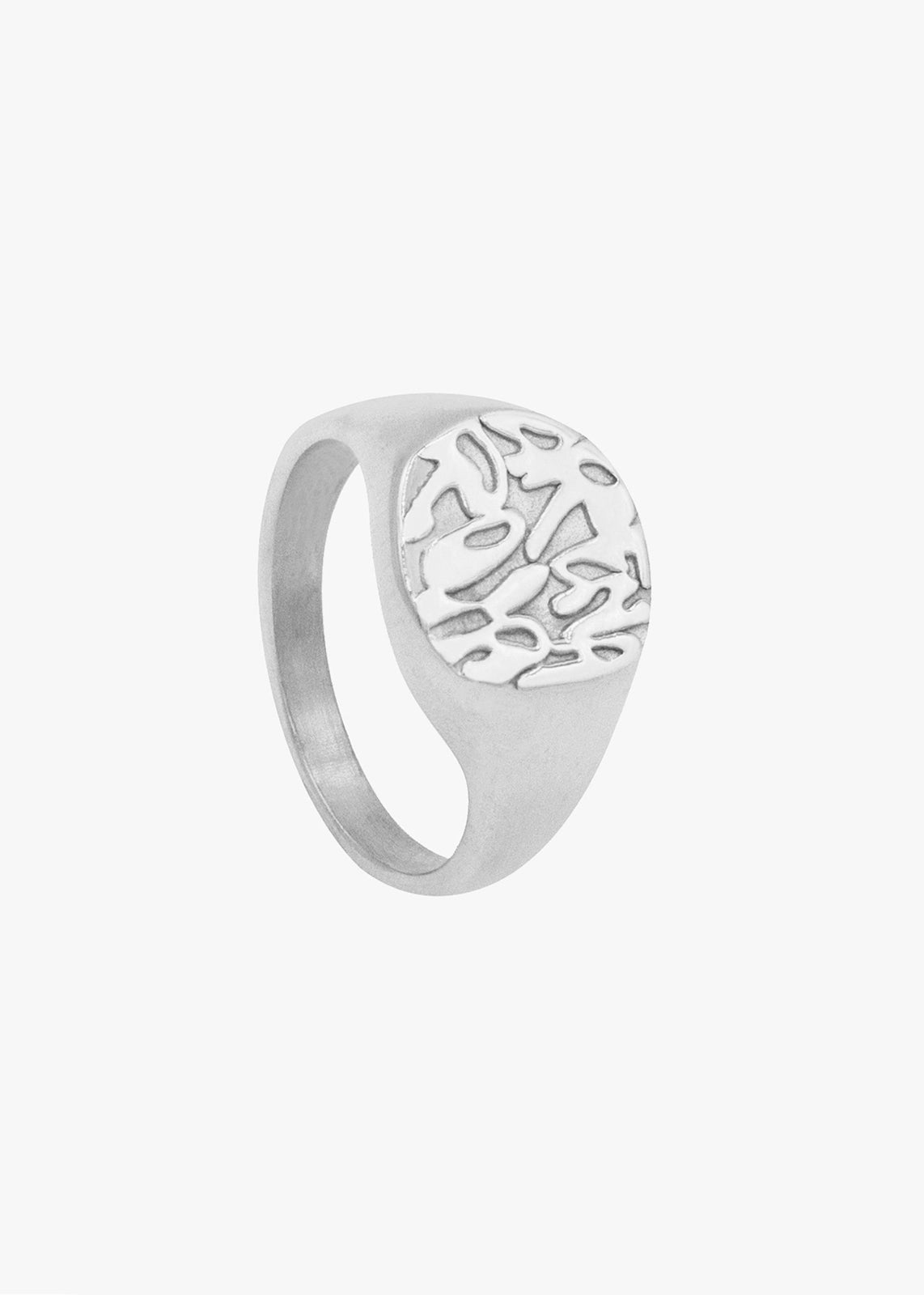 SILVER TWELVE RING